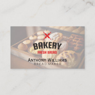 Pastries and Bread-sortiment   Baker Visitkort
