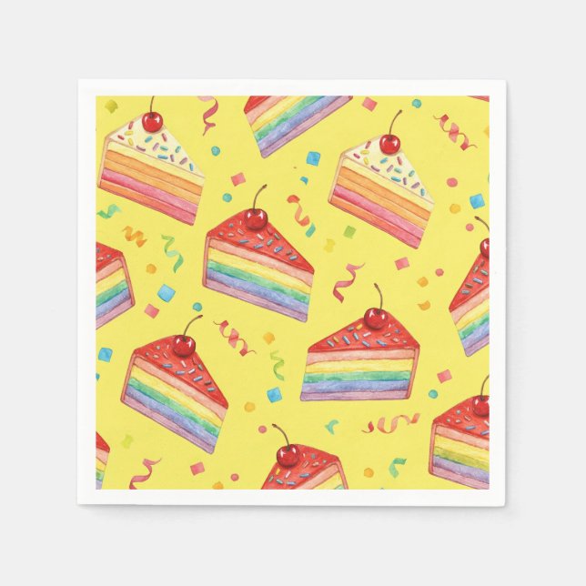 Pastries and Streamers, av Natasha Us Pappersservett (Framsidan)