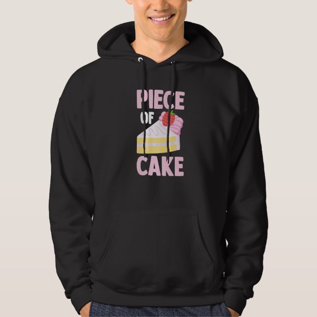Pastry Chef Baker  Foodie  Dessert Lover  Piece Of Hoodie (Framsida)