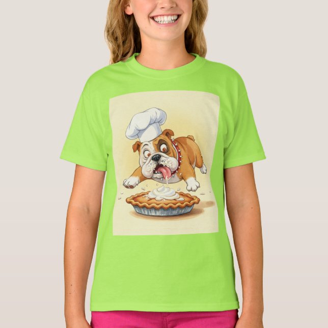 Pastry Chef och hans mästerverk av Natasha Us T Shirt (Framsida)