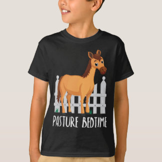 Pasture Bedtime Funny Cute Horse Pajamas PJ T Shirt