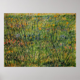 Pasture in Bloom av Vincent van Gogh Poster
