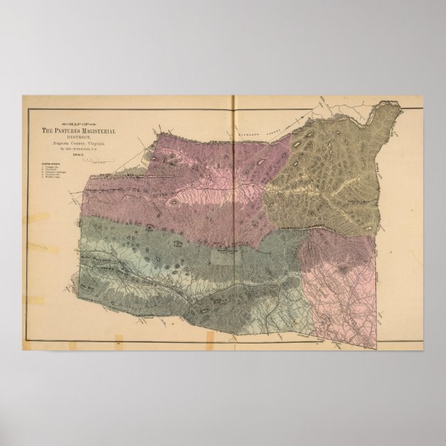 Pastures, Augusta County Poster (Framsidan)