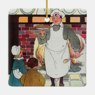 Pat-a-kaka, Pat-a-kaka, Bakers man Julgransprydnad Keramik