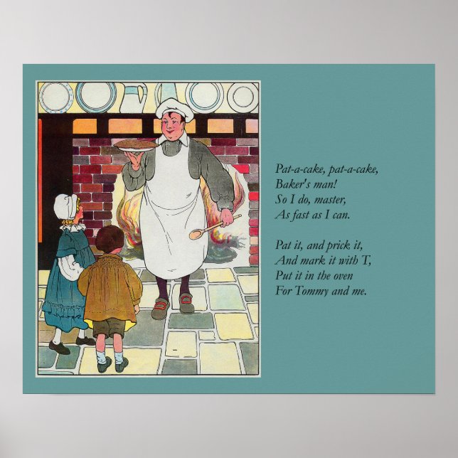 Pat-a-kaka, Pat-a-kaka, Bakers man Poster (Framsidan)