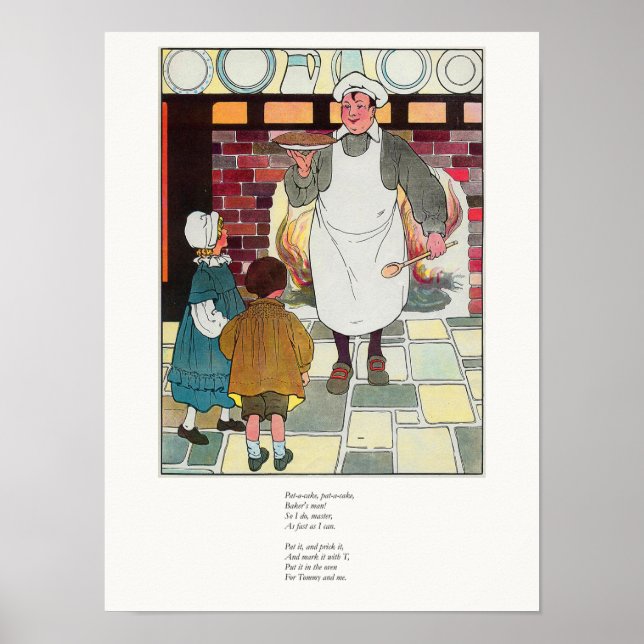 Pat-a-kaka, Pat-a-kaka, Bakers man Poster (Framsidan)