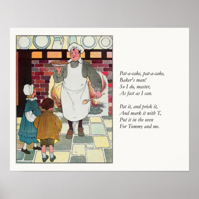 Pat-a-kaka, Pat-a-kaka, Bakers man Poster (Framsidan)