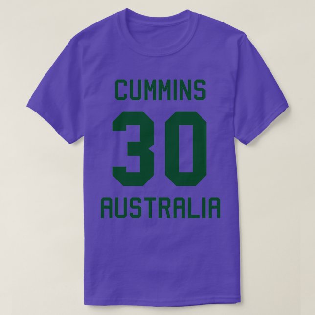 Pat Cummins 30 Australian Cricket Jersey 1 T Shirt (Design framsida)