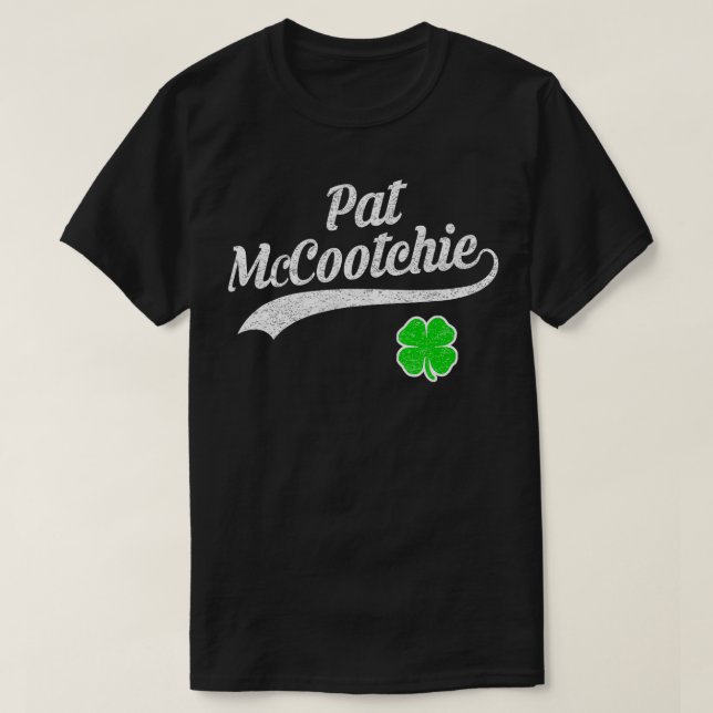 Pat McCootchie: "Den helige patricks-dagen" T Shirt (Design framsida)