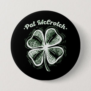 Pat McCrotch Lycka För Iren St Patricks Day Knapp