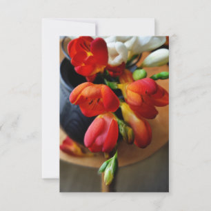Pat med freesias