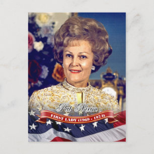 Pat Nixon, USA:s första dam Vykort