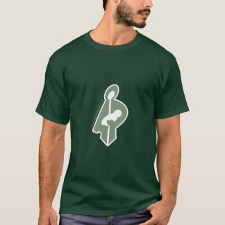 Påtagligt projektera den enkla gröna skjortan t-shirt