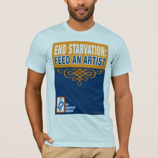 Påtagligt projektera svältskjortan tee shirt