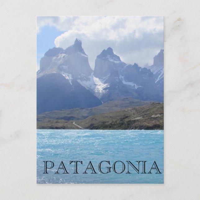 Patagonia Chile vykort - Vertikal (Framsida)