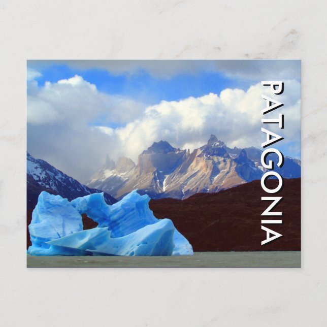 patagonia iceberg vykort (Framsida)