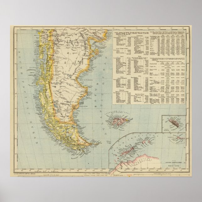 Patagonia och Argentina Poster (Framsidan)