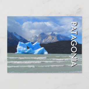 Patagonia strandiseberg vykort