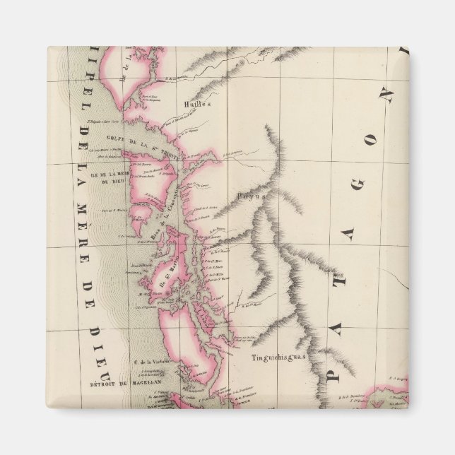 Patagonia, Sydamerika 40 Magnet (Framsidan)