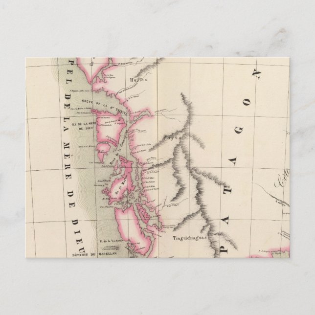 Patagonia, Sydamerika 40 Vykort (Framsida)