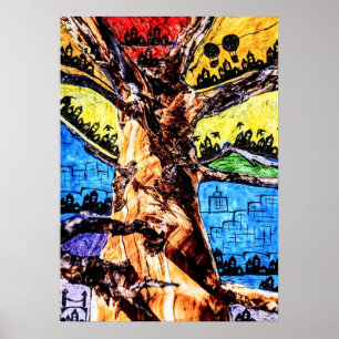 Patagonia Treetown Poster