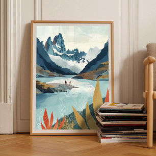 Patagonia Tryck Chile Illustration Chile Resa