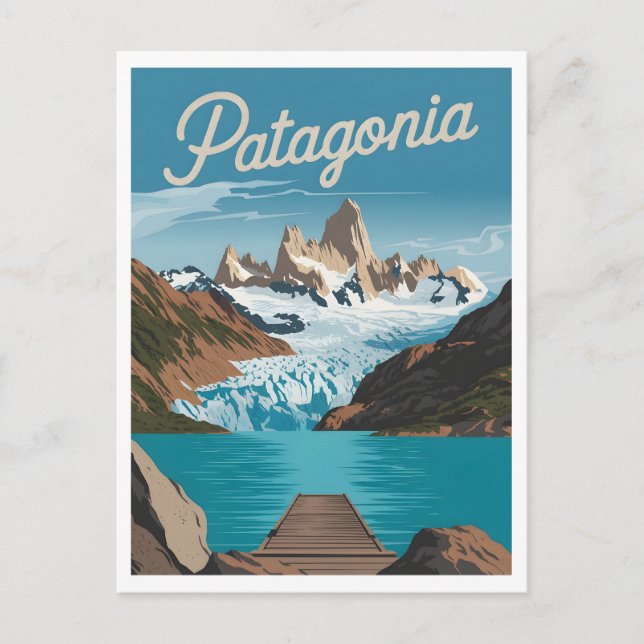 Patagonia Vintage Vykort (Framsida)