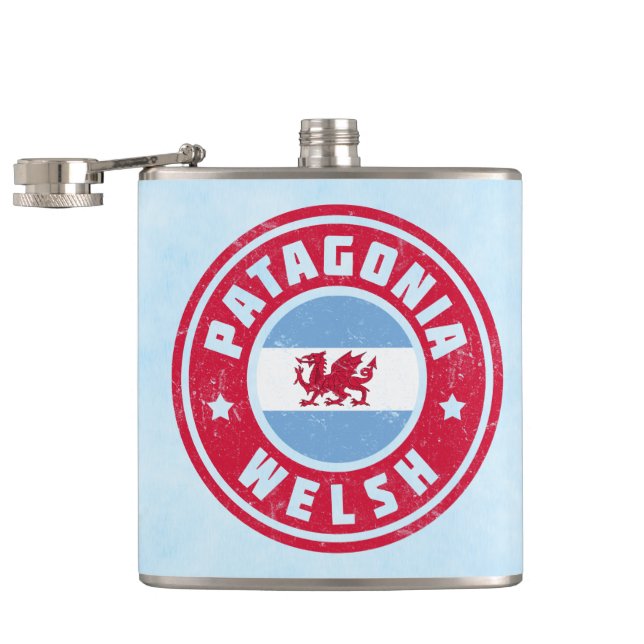 Patagonia Welsh Flagga Hipflask Fickplunta (Öppnad)