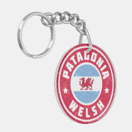 Patagonia Welsh Flagga Keychain