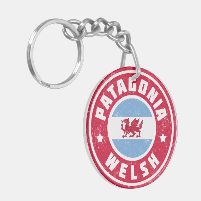 Patagonia Welsh Flagga Keychain (Vänstra Framsidan)