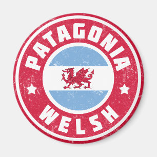 Patagonia Welsh Flagga Magnet