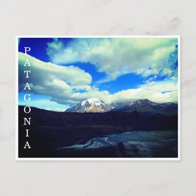 Patagonianvatten Vykort (Framsida)