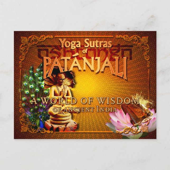 PATANJALI - Yoga Sutras-vykort Vykort (Framsida)