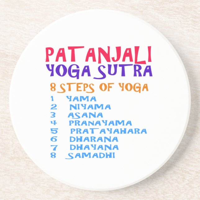 PATANJALI-YogaSutra sammanställning listar Underlägg (Framsidan)