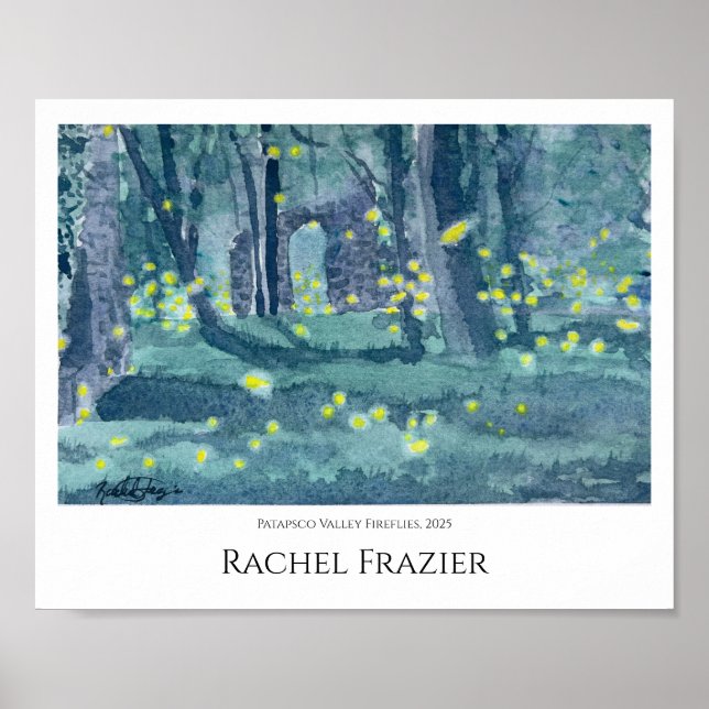 Patapsco Valley Fireflies Poster (Framsidan)