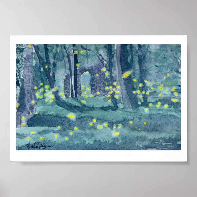 Patapsco Valley Fireflies Poster (Framsidan)