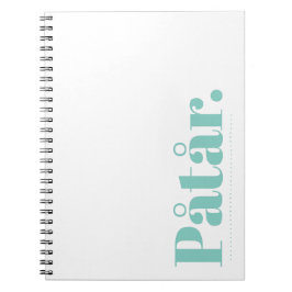 Påtår Notebook Anteckningsbok