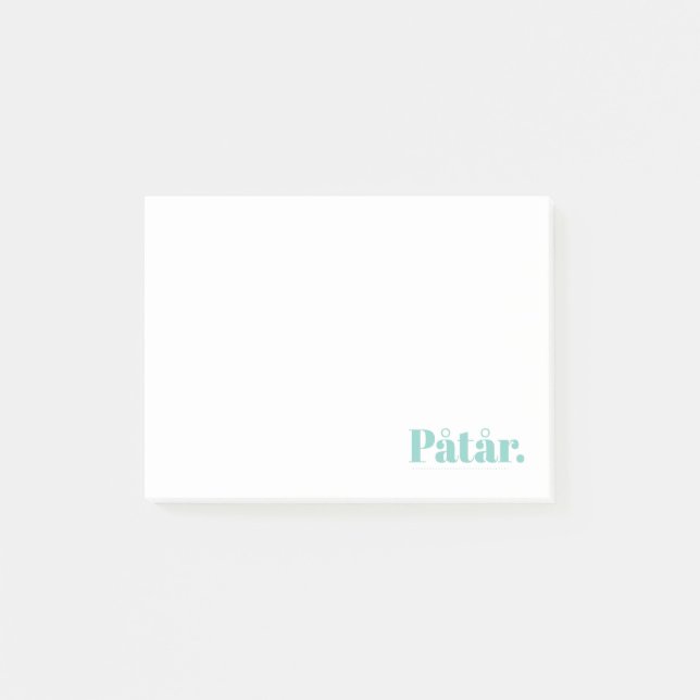 Påtår Post-it Notes (Framsida)