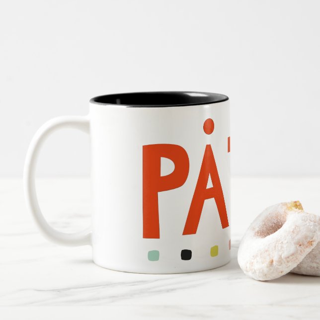 Påtår Two-Tone Coffee Mugg (Med munk)