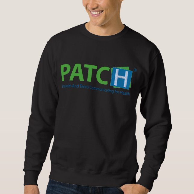 PATCH Crewneck Lång Ärmad Tröja (Framsida)