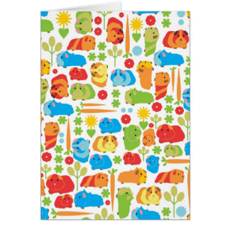 Patch för Bright Guinea Gris Hälsningskort