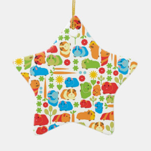 Patch för Bright Guinea Gris Julgransprydnad Keramik