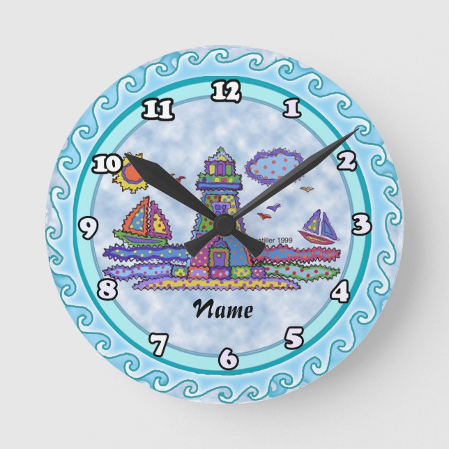 Patch fyr rund klocka (Framsida)