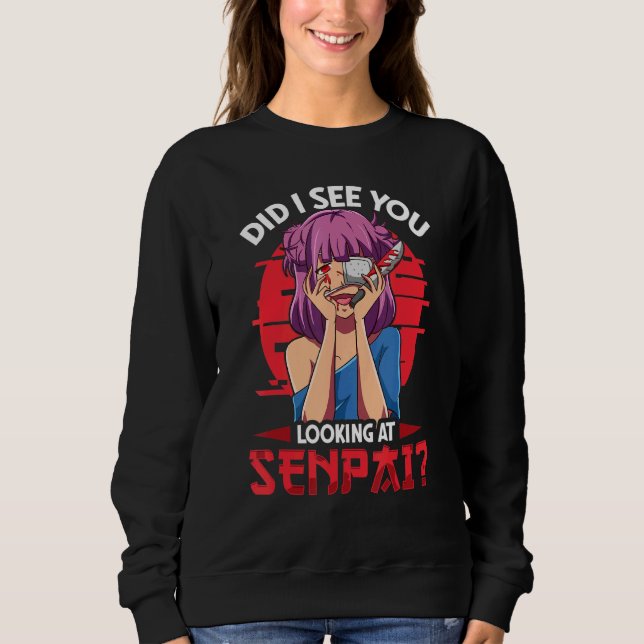 Patch Patch Patch Patc för Senpai Bloody Girl Kniv T Shirt (Framsida)