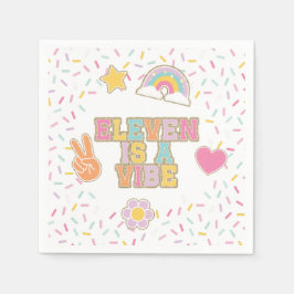 Patch Preppy Elva är en Vibe 11:e födelsedag Pappersservett