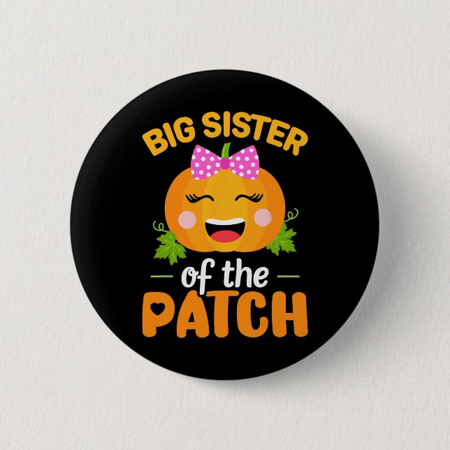 Patch Pumpkin Halloween-familjen m.fl. Knapp (Framsida)