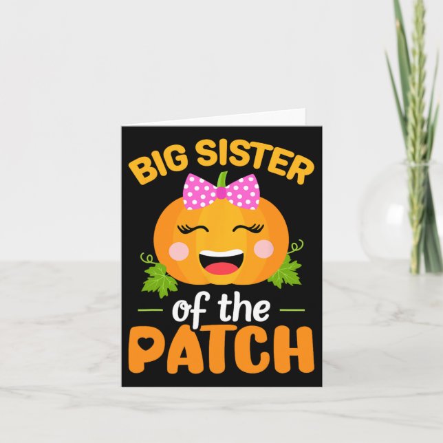 Patch Pumpkin Halloween-familjen m.fl. Kort (Framsida)