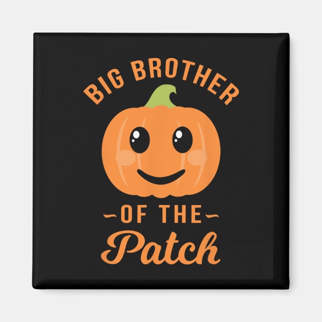 Patch-storebror - Pumpkin Family Hallowee Magnet (Framsidan)