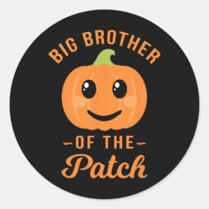 Patch-storebror - Pumpkin Family Hallowee Runt Klistermärke