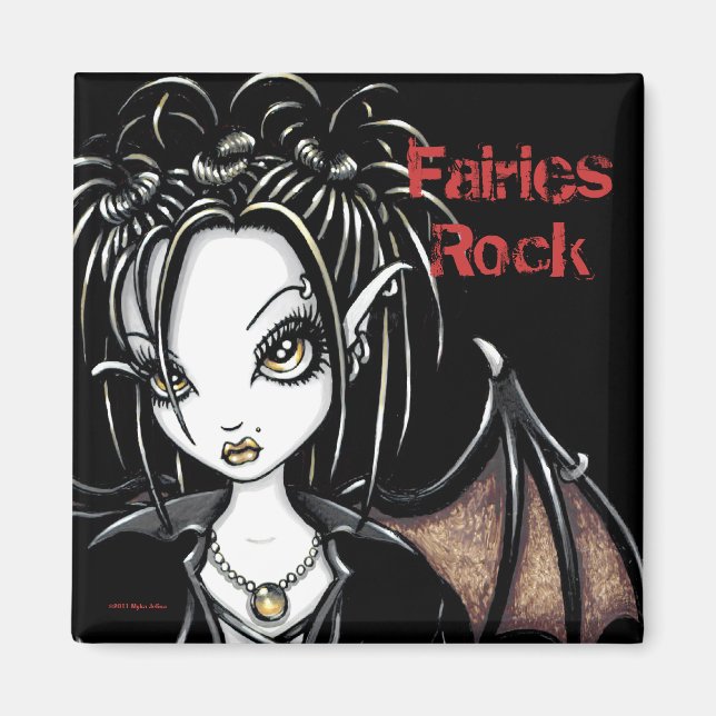 "Patchouli" Gothic Fairy Magnet (Framsidan)